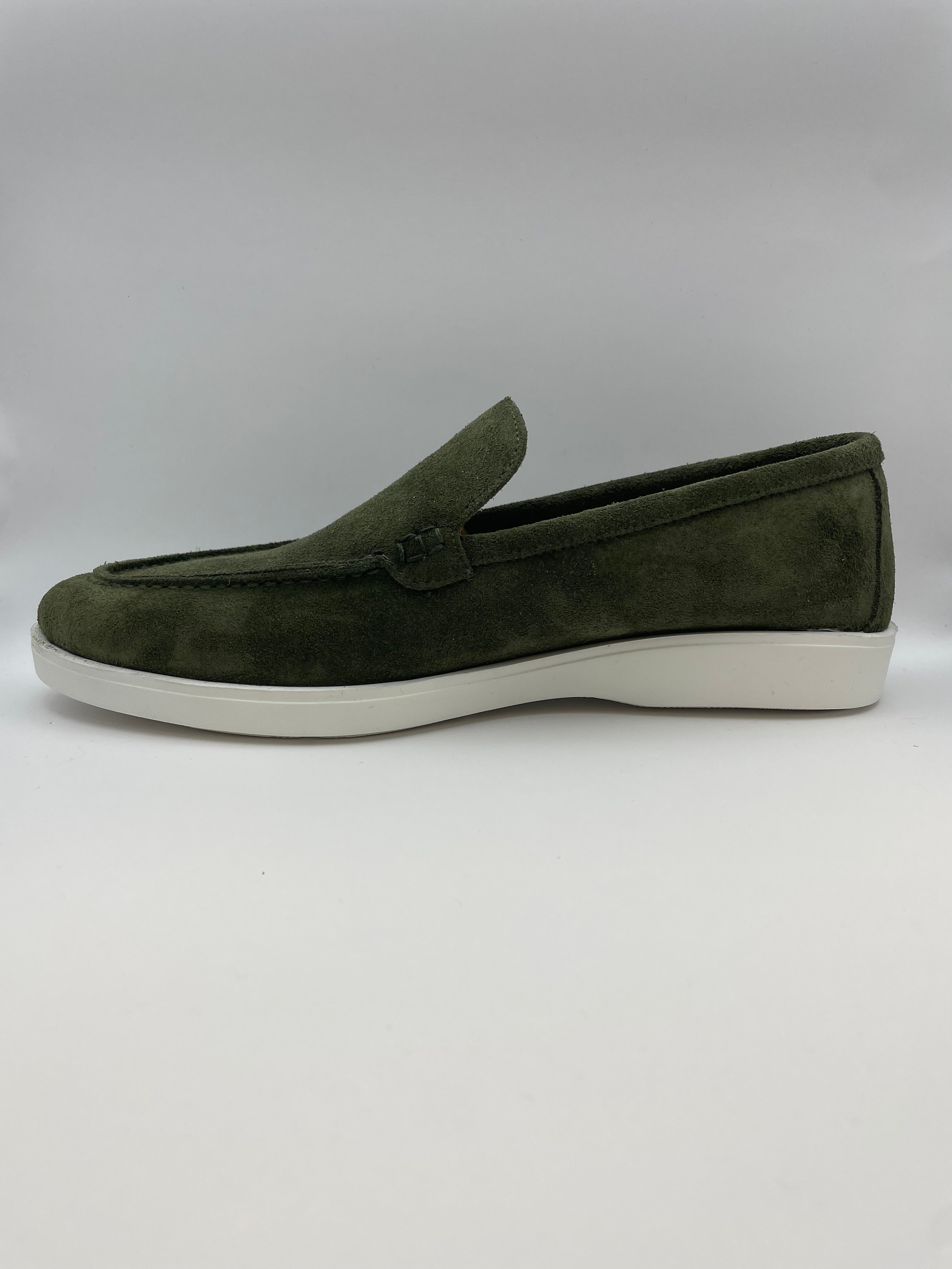 Como Groen Suede - Loafers - Instappers