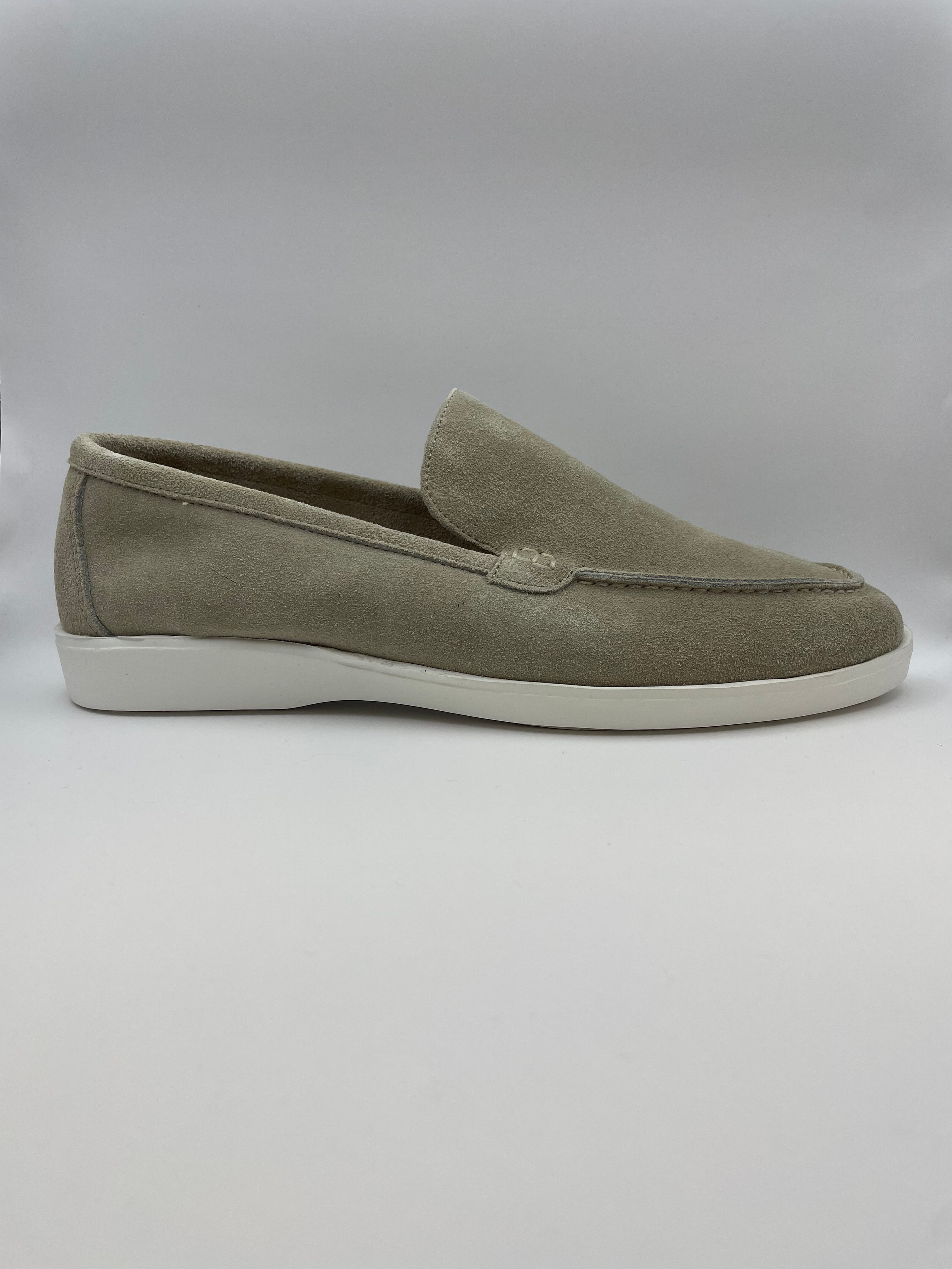 Como Licht Beige Suede - Loafers - Instappers