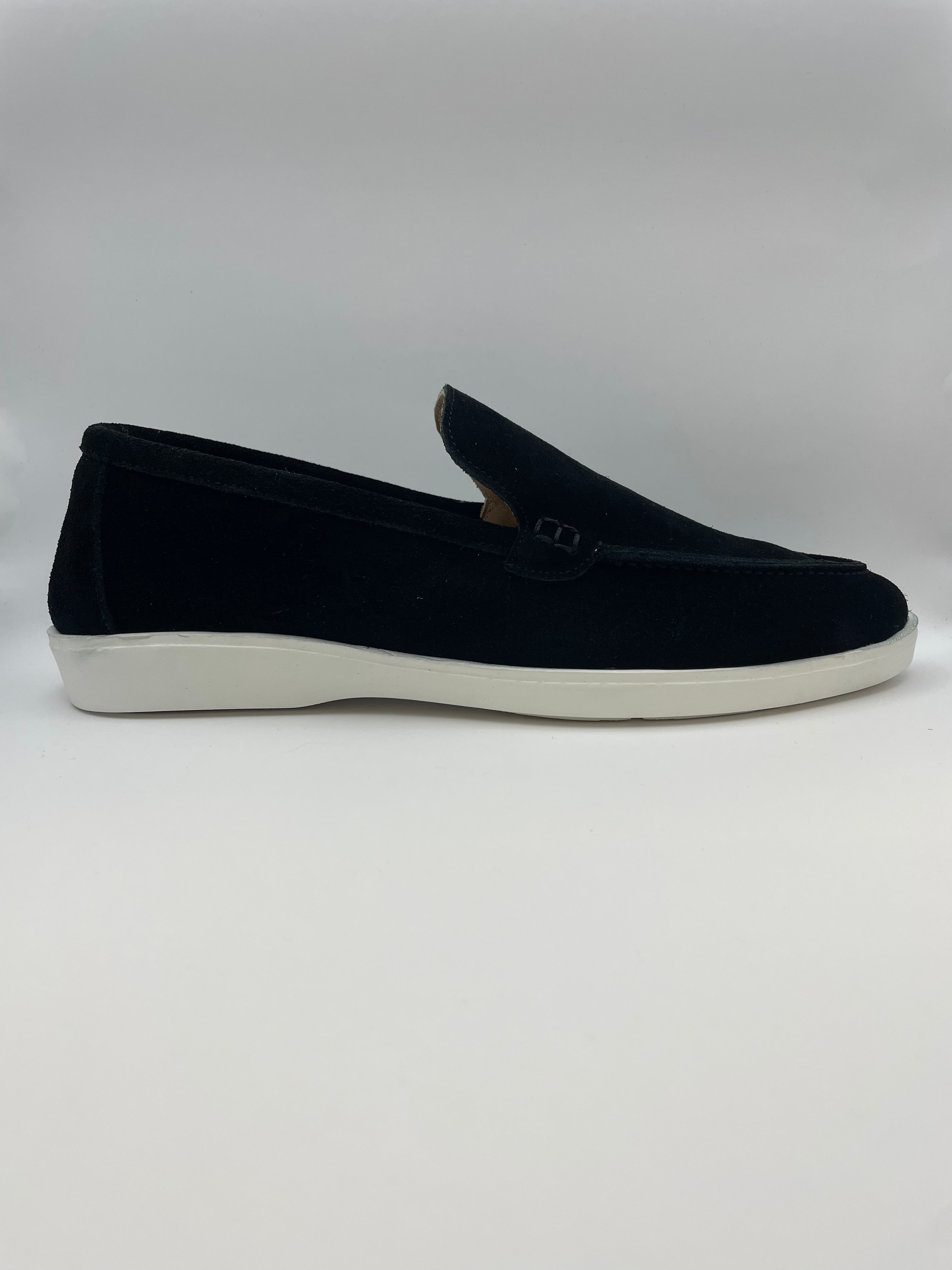 Como Zwart Suede - Loafers - Instappers