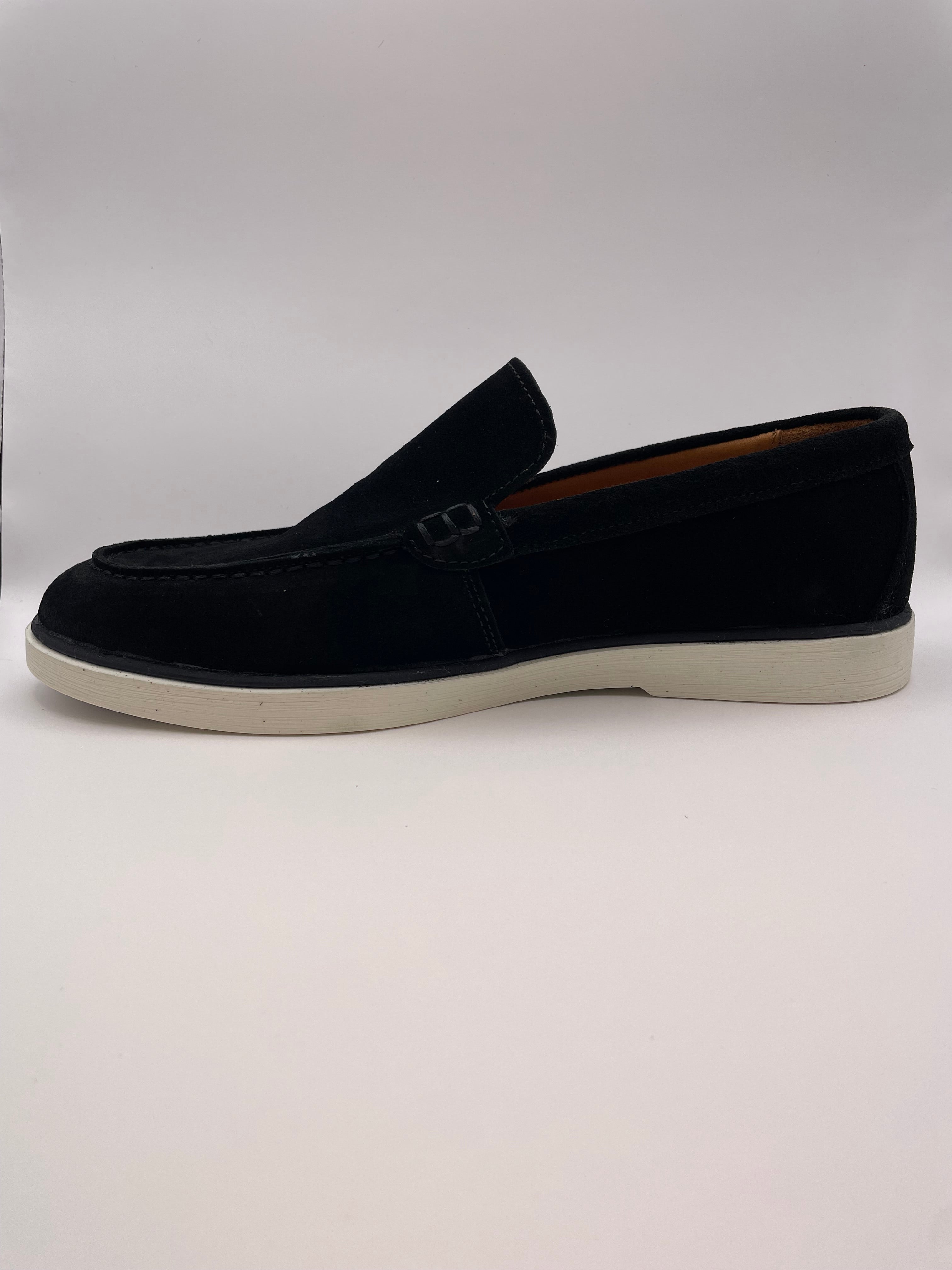 Sorrento Zwart Suede - Loafers - Instappers