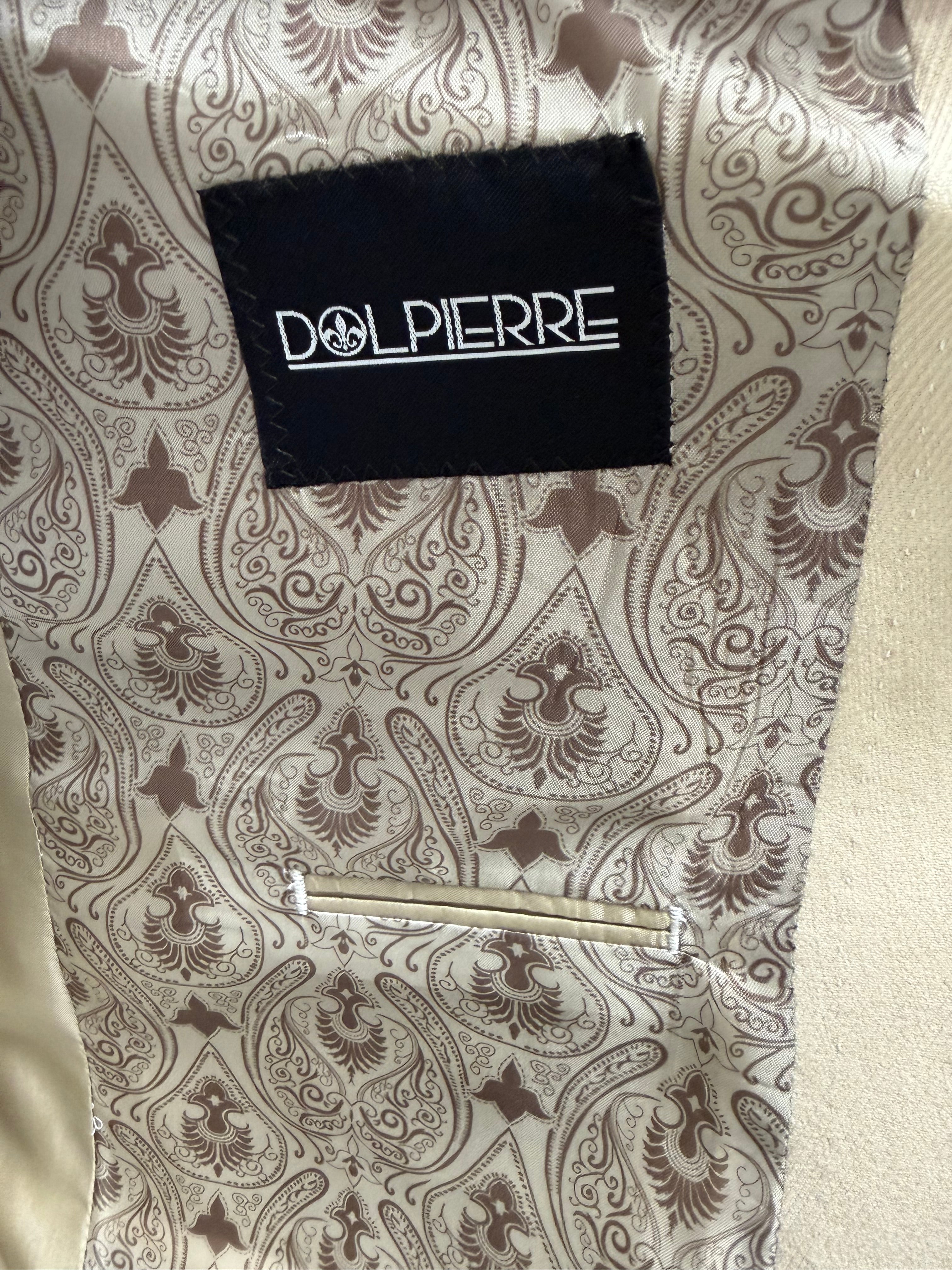 Malibu Double Breasted Beige Patroon Heren Pak