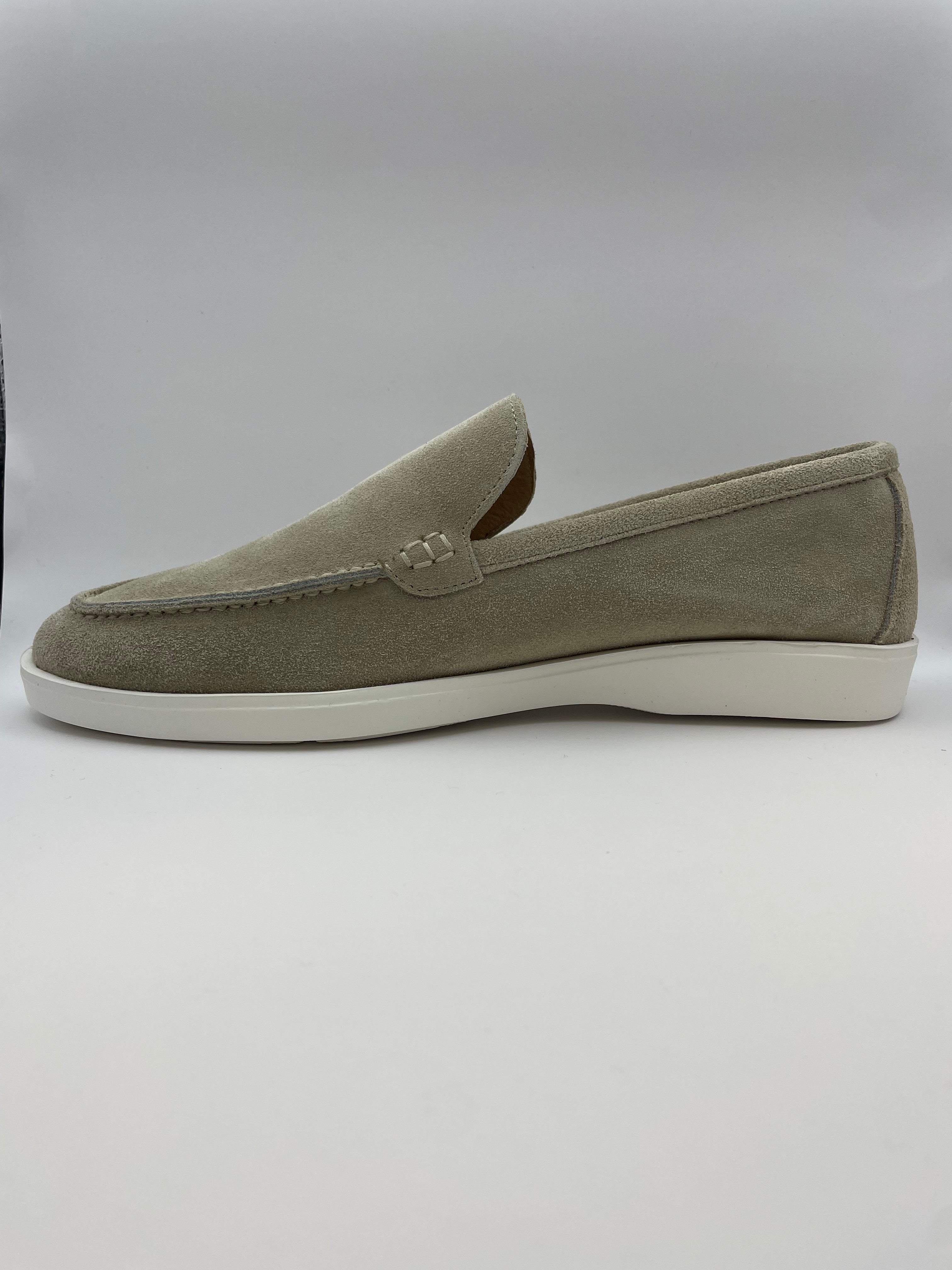 Como Licht Beige Suede - Loafers - Instappers