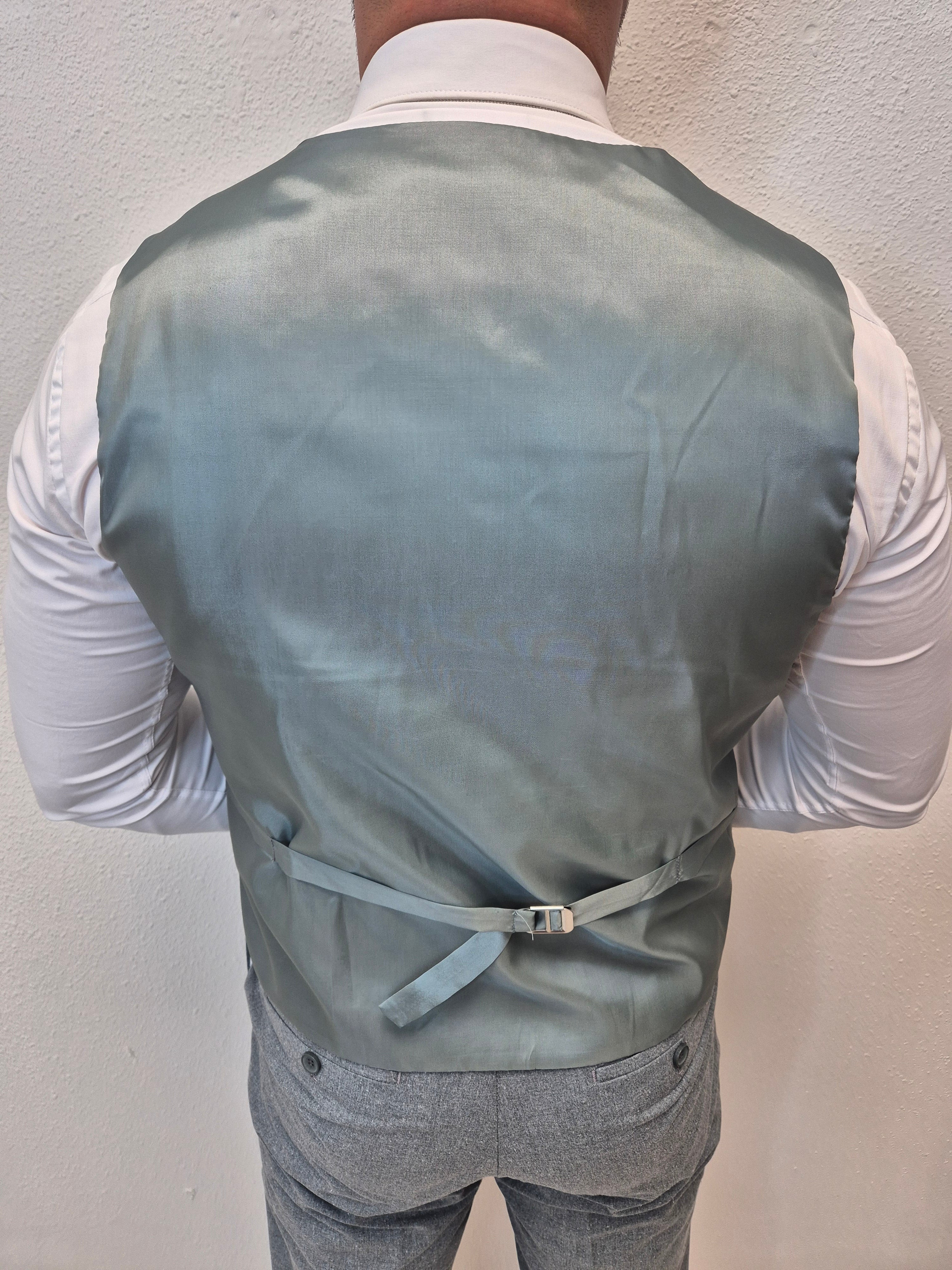 Capri Aquamarijn Groen 3-delig Pak Patroon