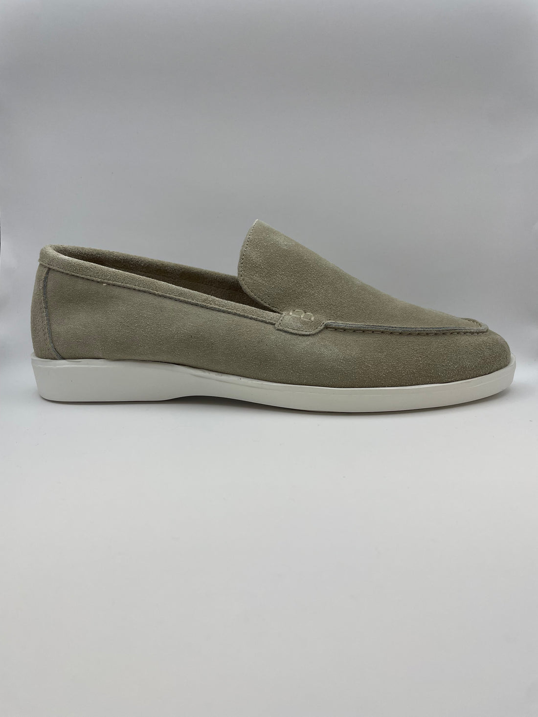 Como Licht Beige Suede - Loafers - Instappers