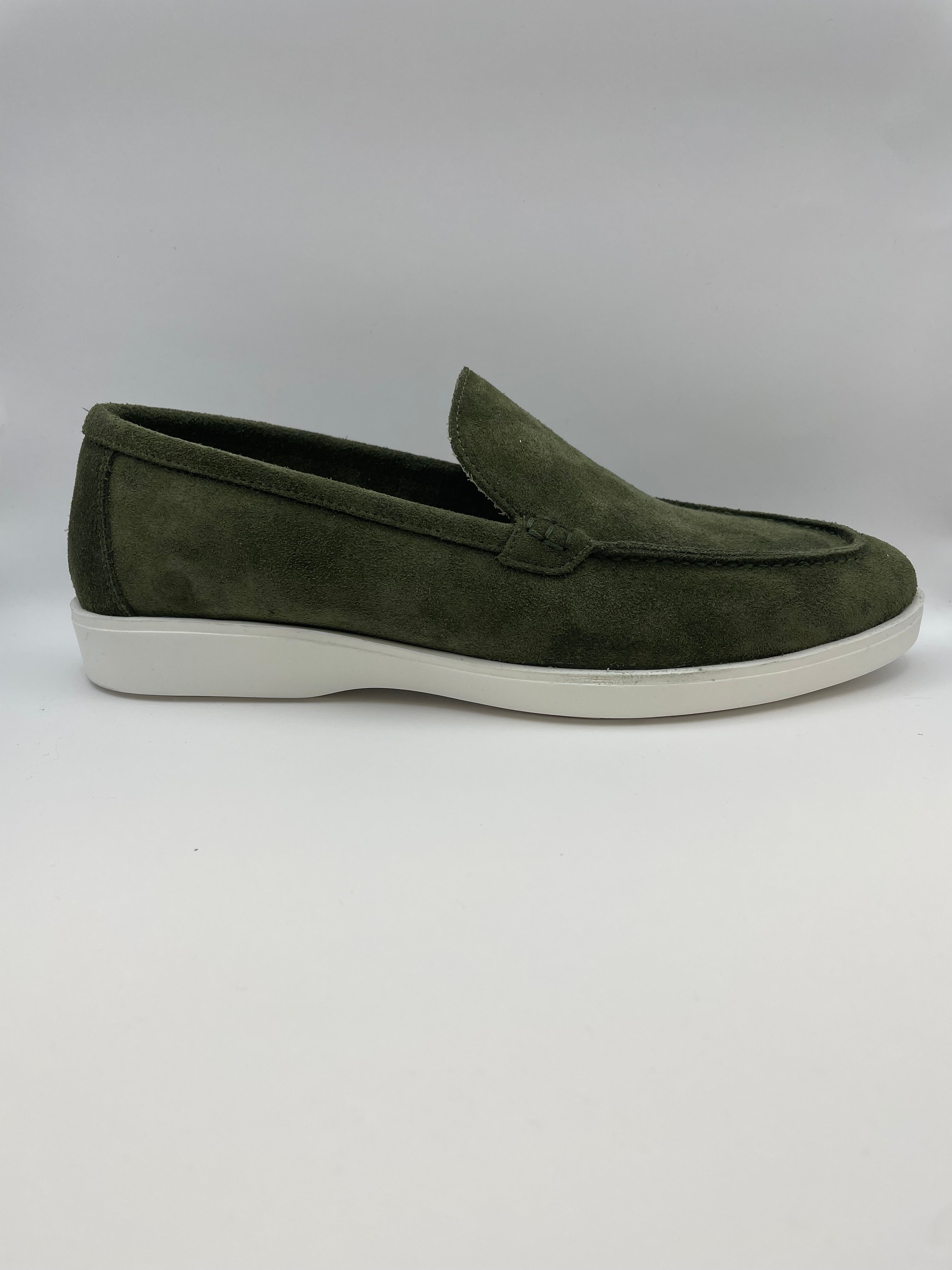 Como Groen Suede - Loafers - Instappers