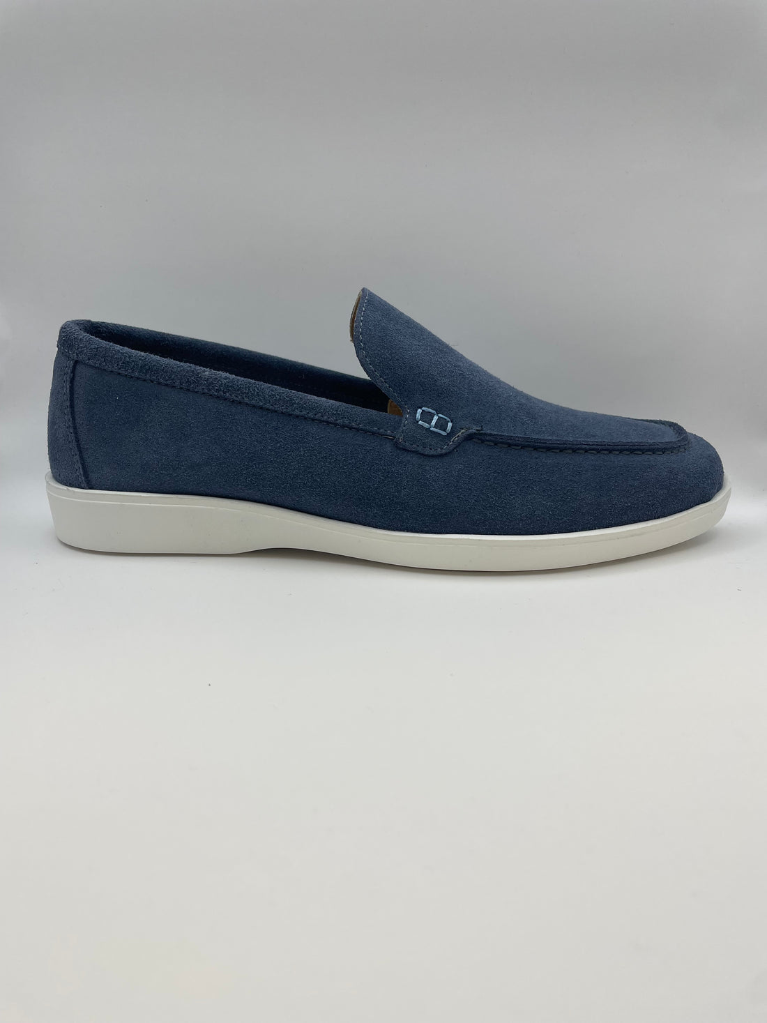 Como Licht Blauw Suede - Loafers - Instappers