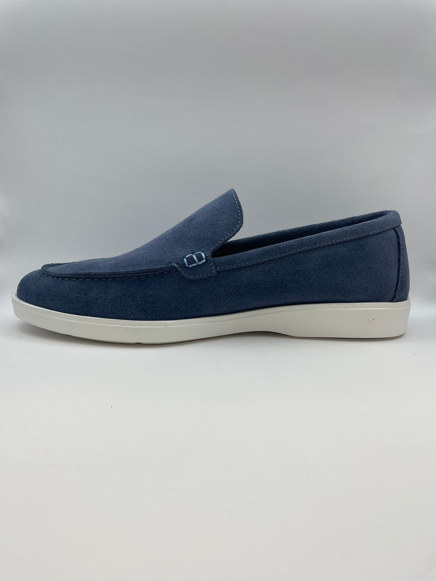 Como Licht Blauw Suede - Loafers - Instappers