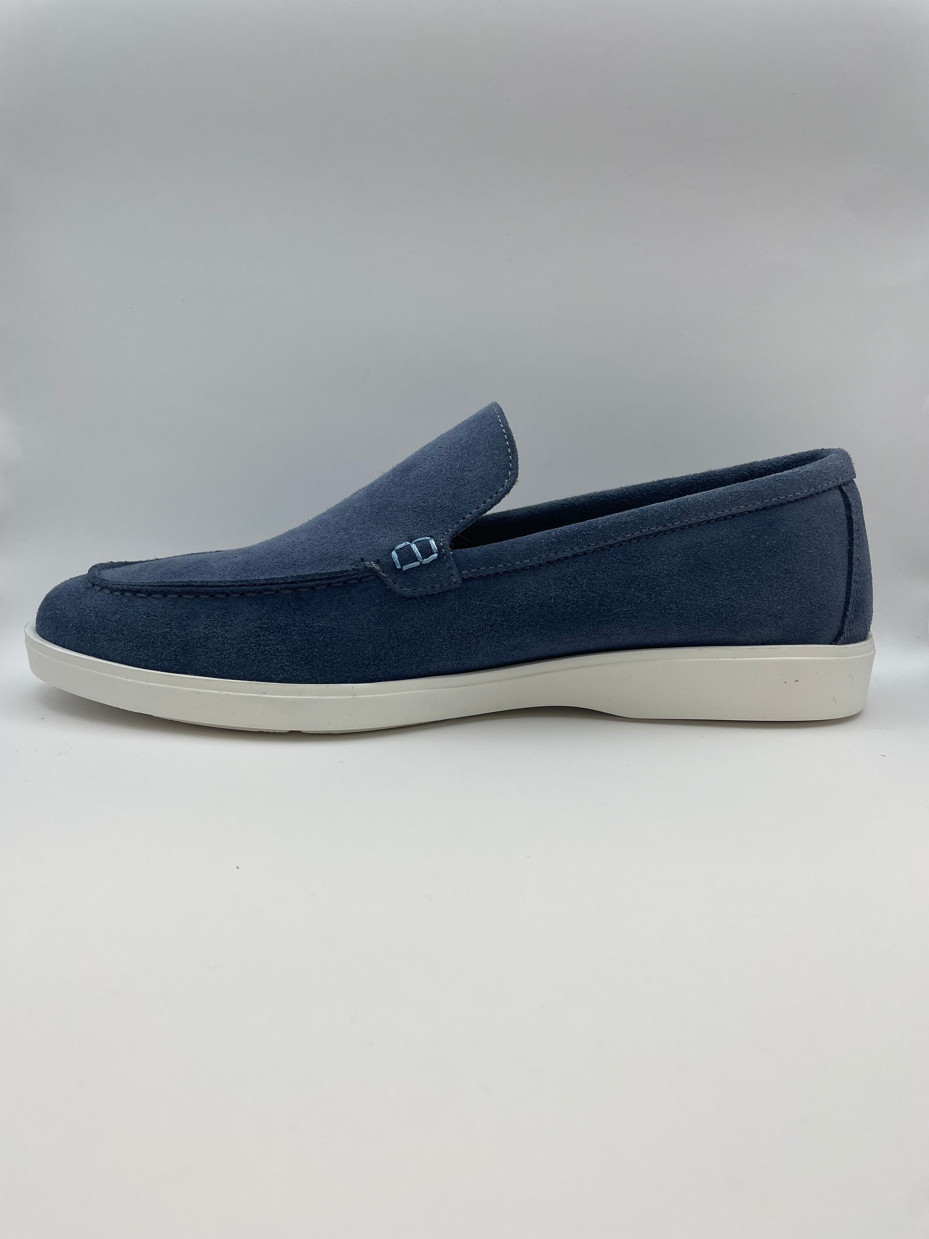 Como Licht Blauw Suede - Loafers - Instappers