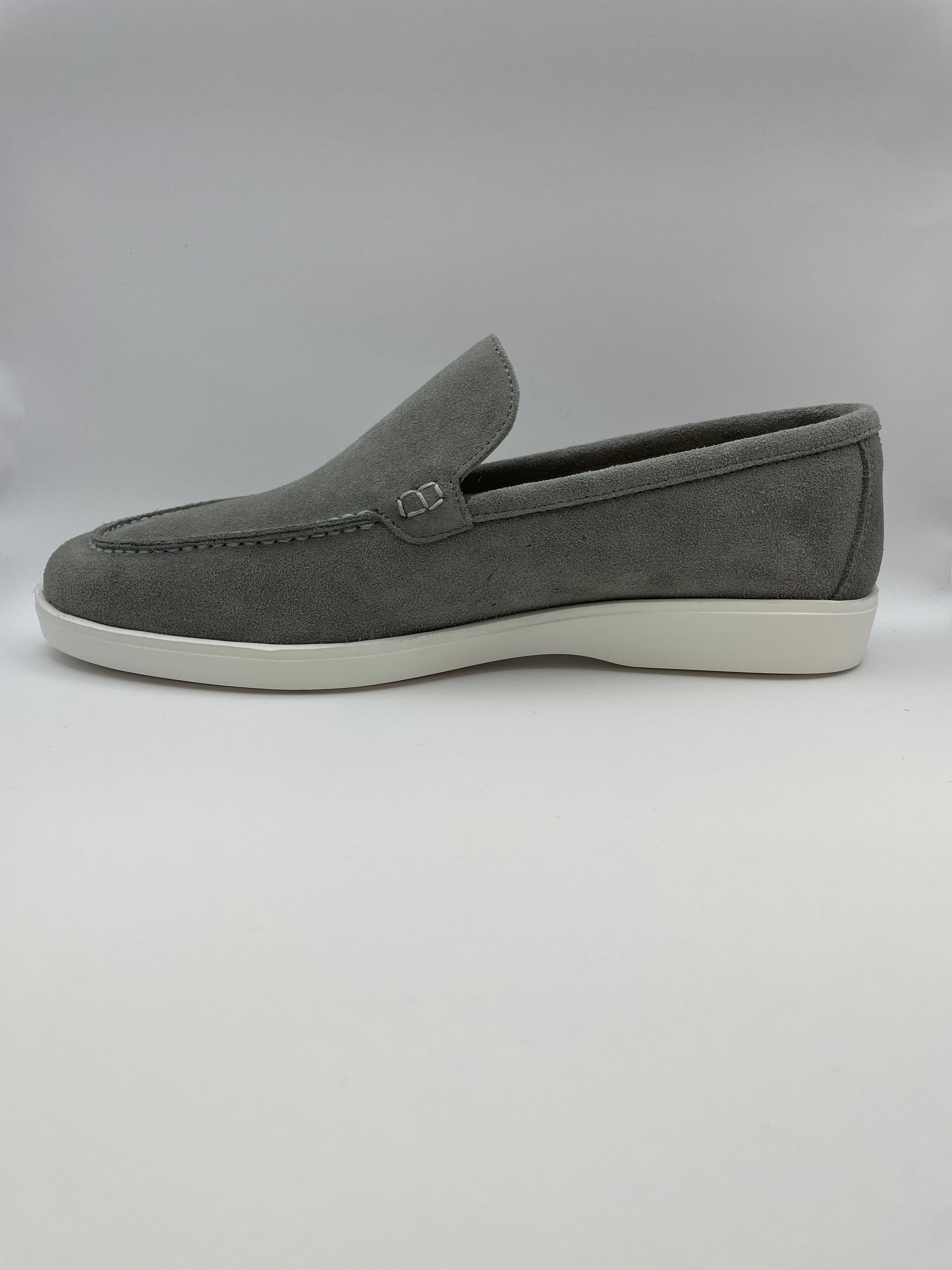 Como Licht Grijs Suede - Loafers - Instappers