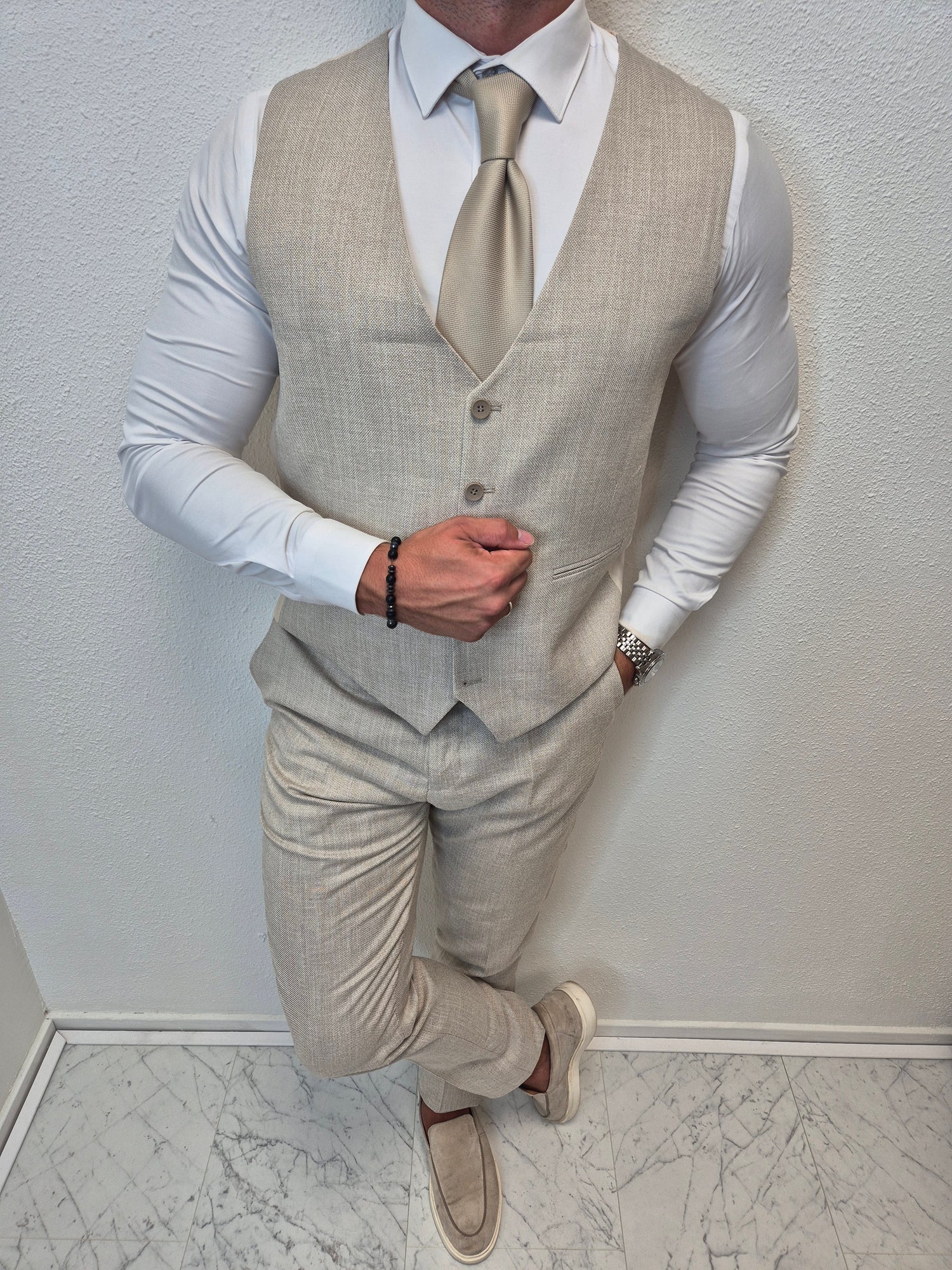 Capri Beige 3-delig Pak Patroon