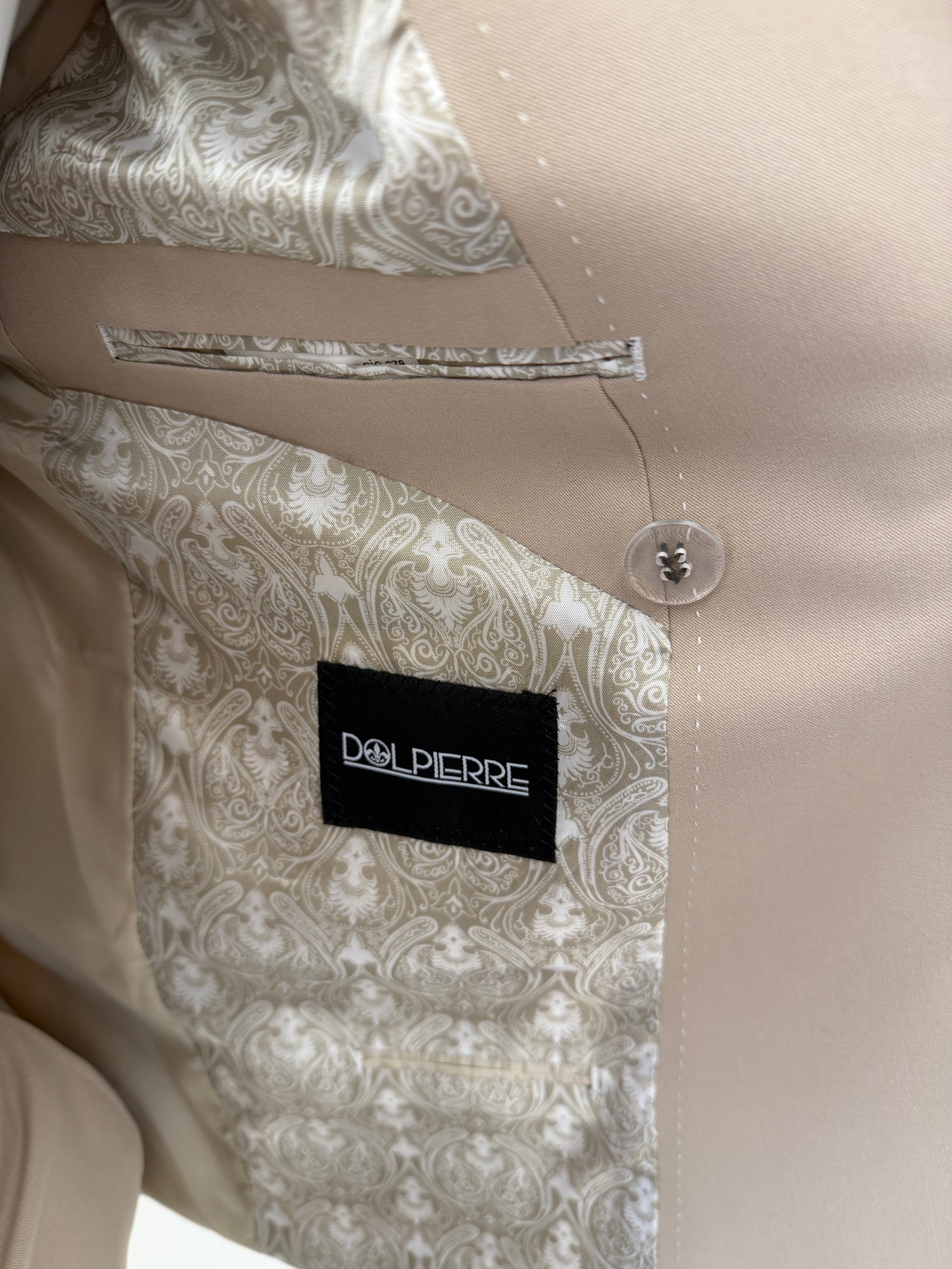 Casablanca Zand Beige Double Breasted Heren 2-delig Pak