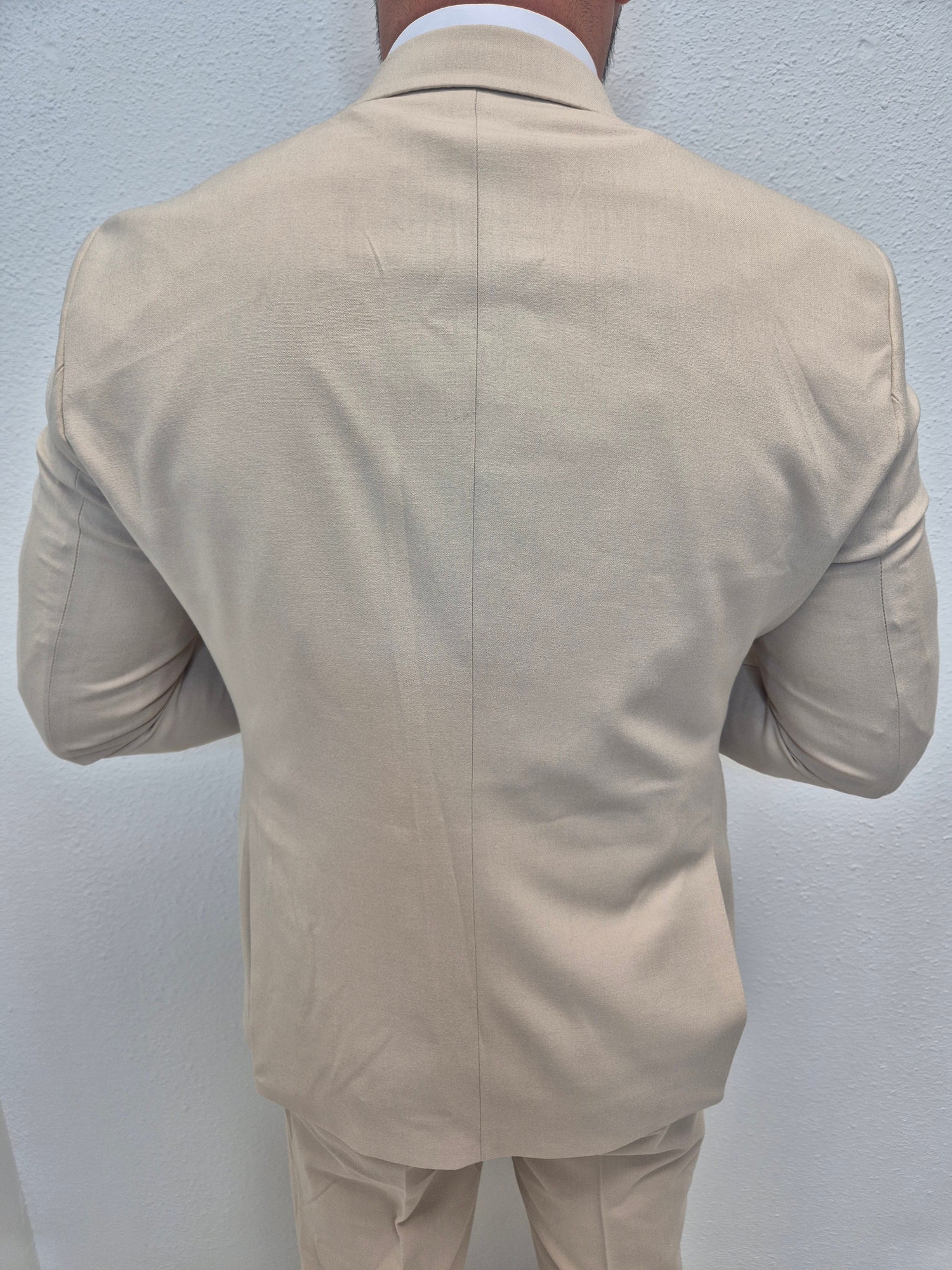 Corfu Zand Beige Heren 3-delig Pak Klassiek