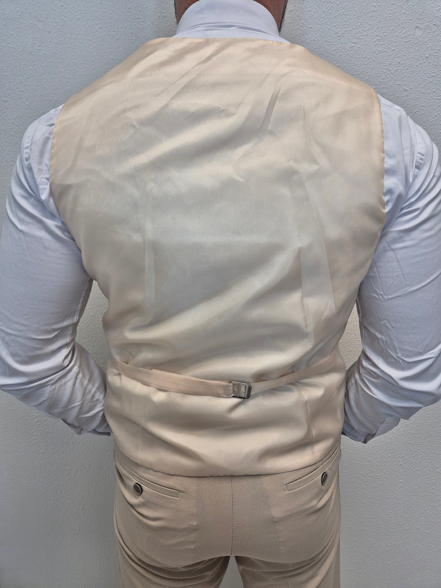 Corfu Zand Beige Heren 3-delig Pak Klassiek