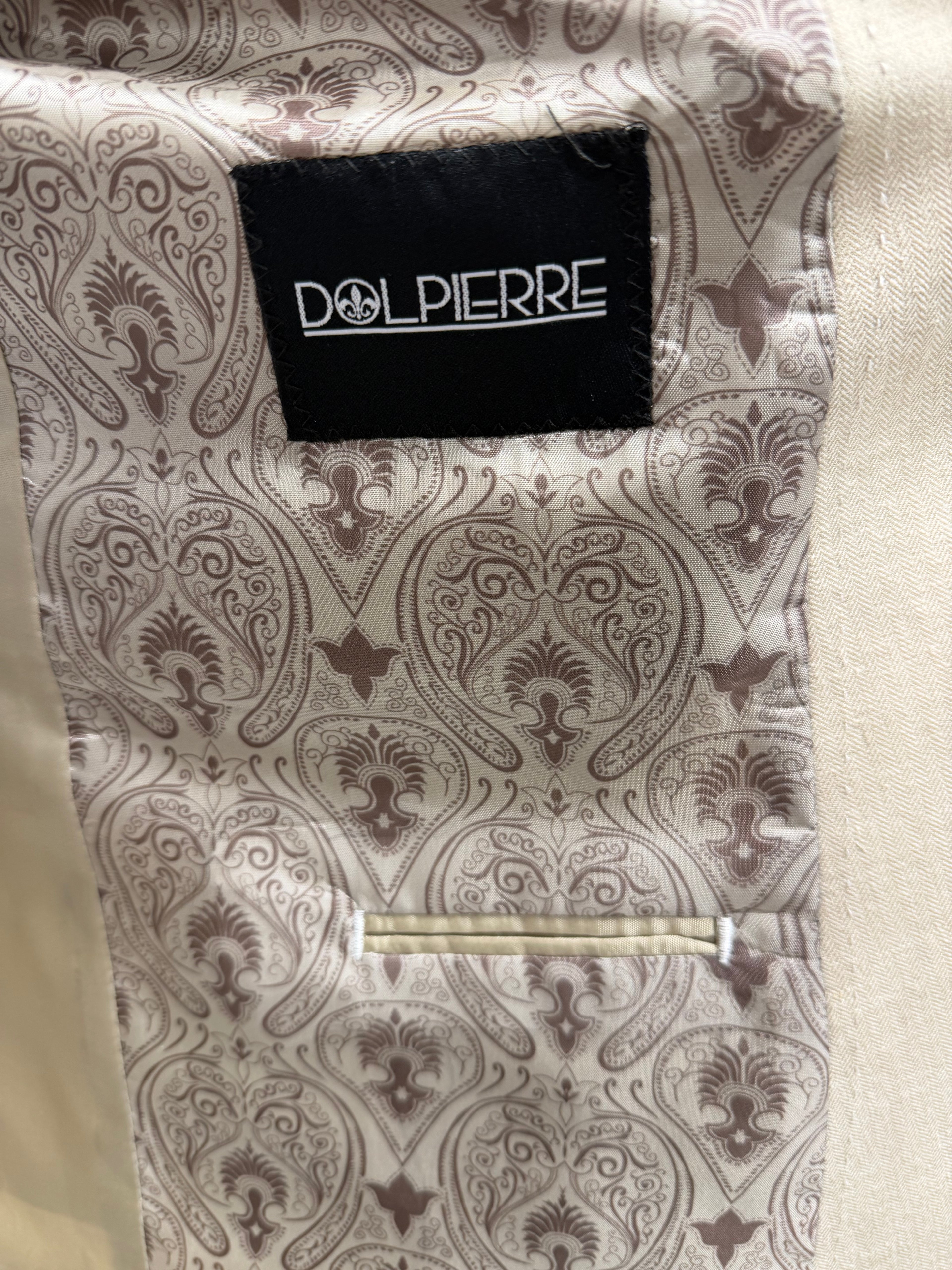 Muscat Double Breasted Beige Patroon Heren Pak