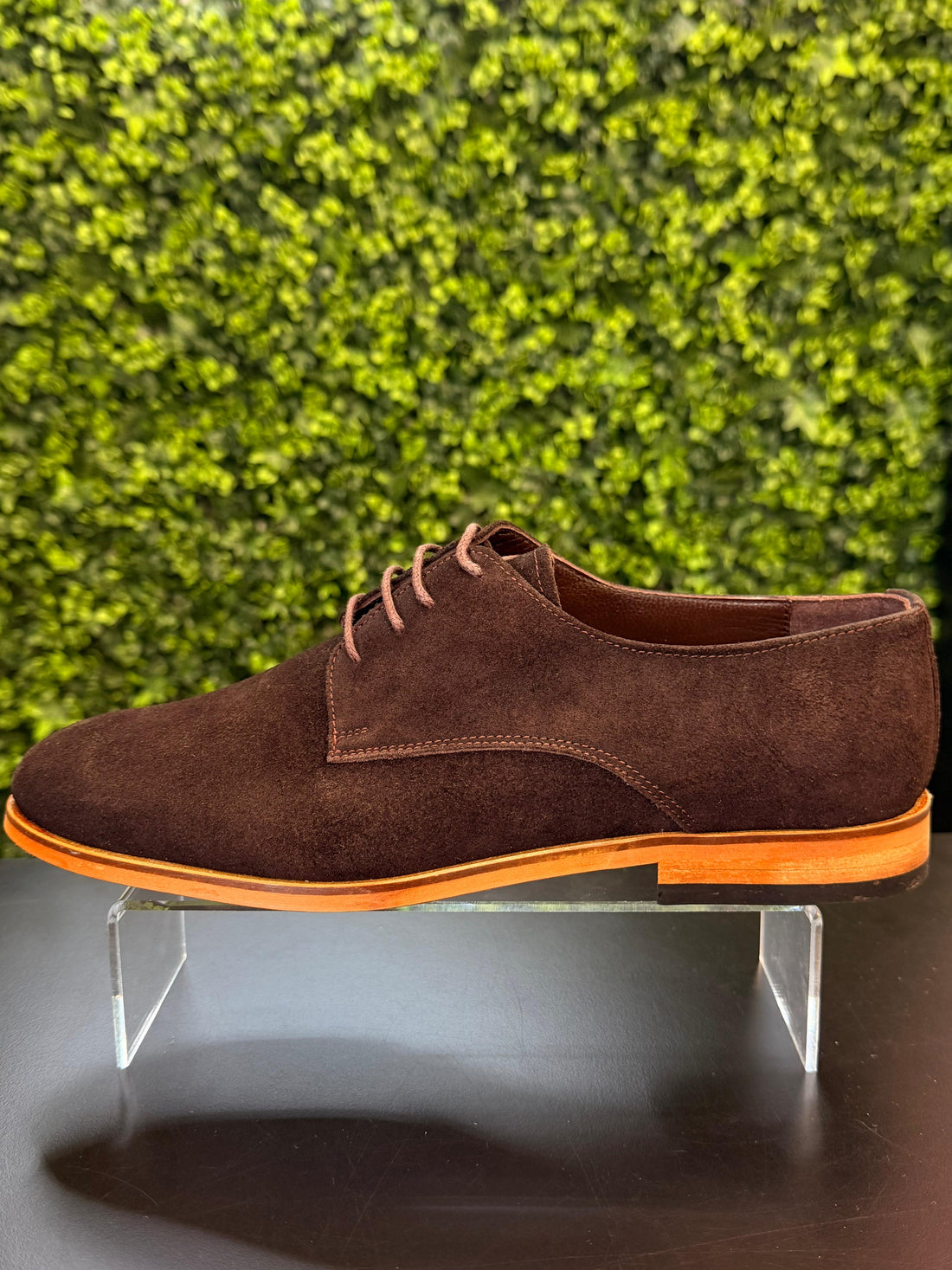Oxford Donker Bruin Suede Veterschoenen
