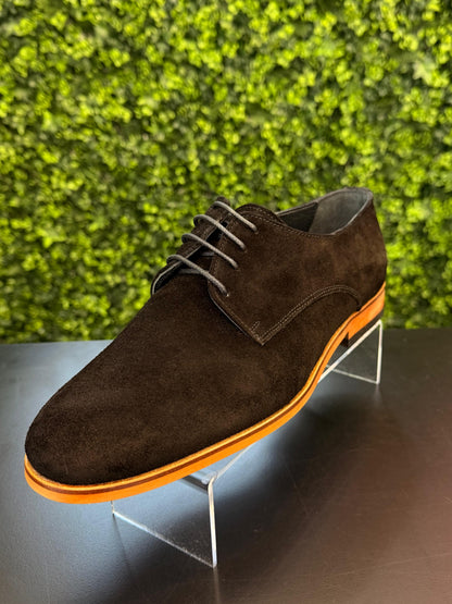 Oxford Zwart Suede Veterschoenen