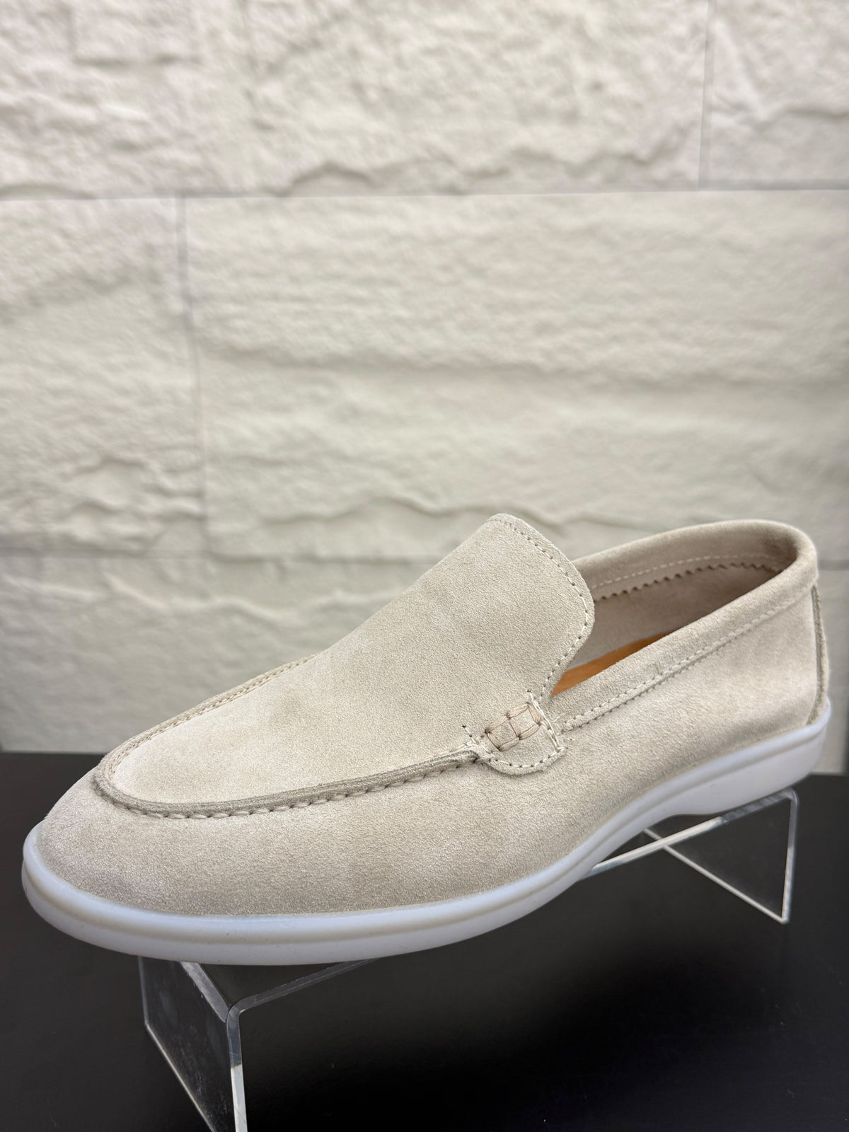 Ibiza Licht Beige Loafers - Instappers
