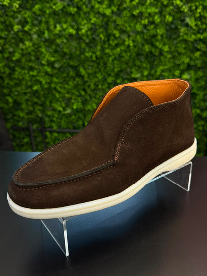 Mallorca Bruin Hoge Loafers