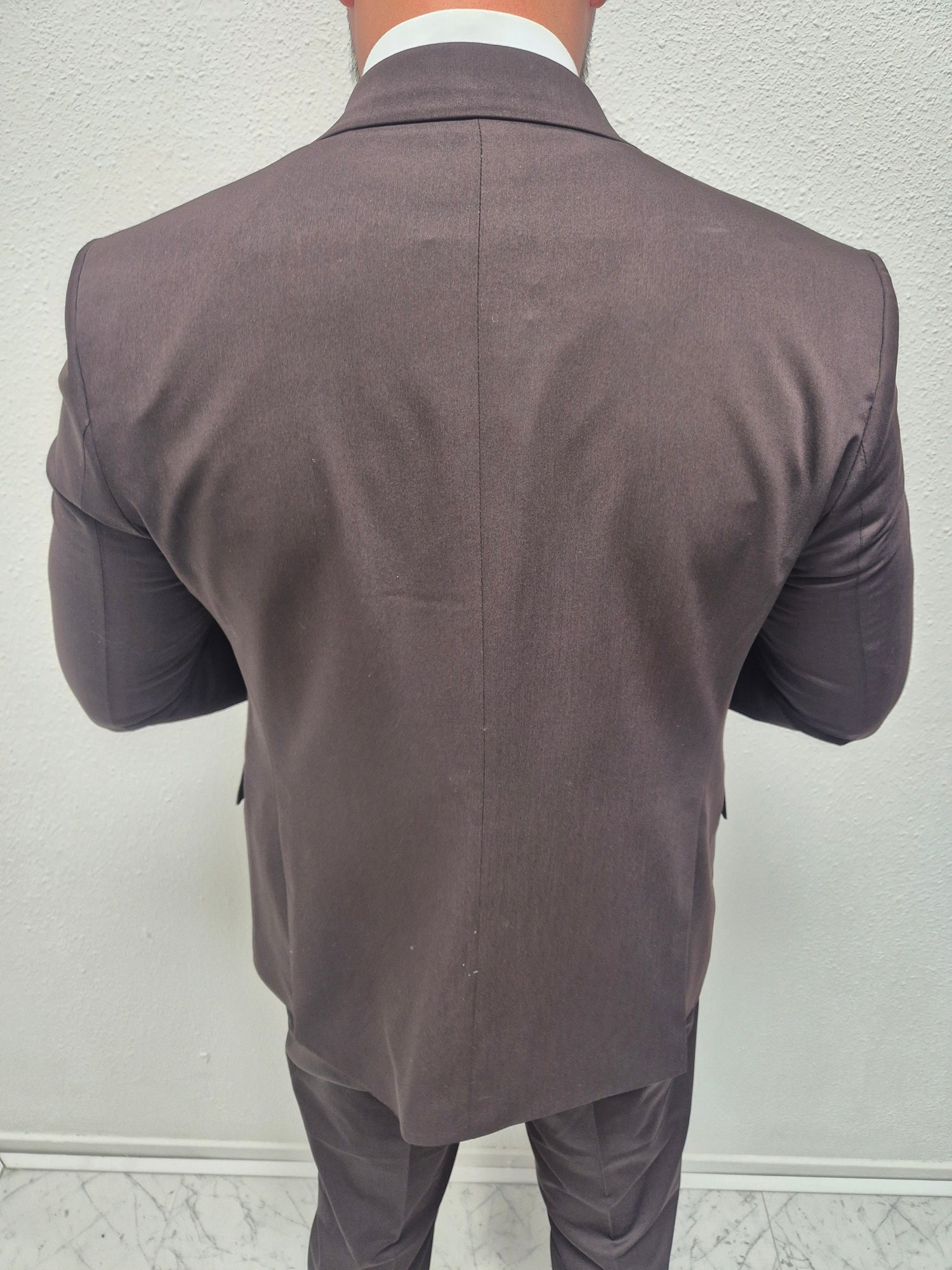 Milano Donker Bruin Heren 3-delig Pak Klassiek