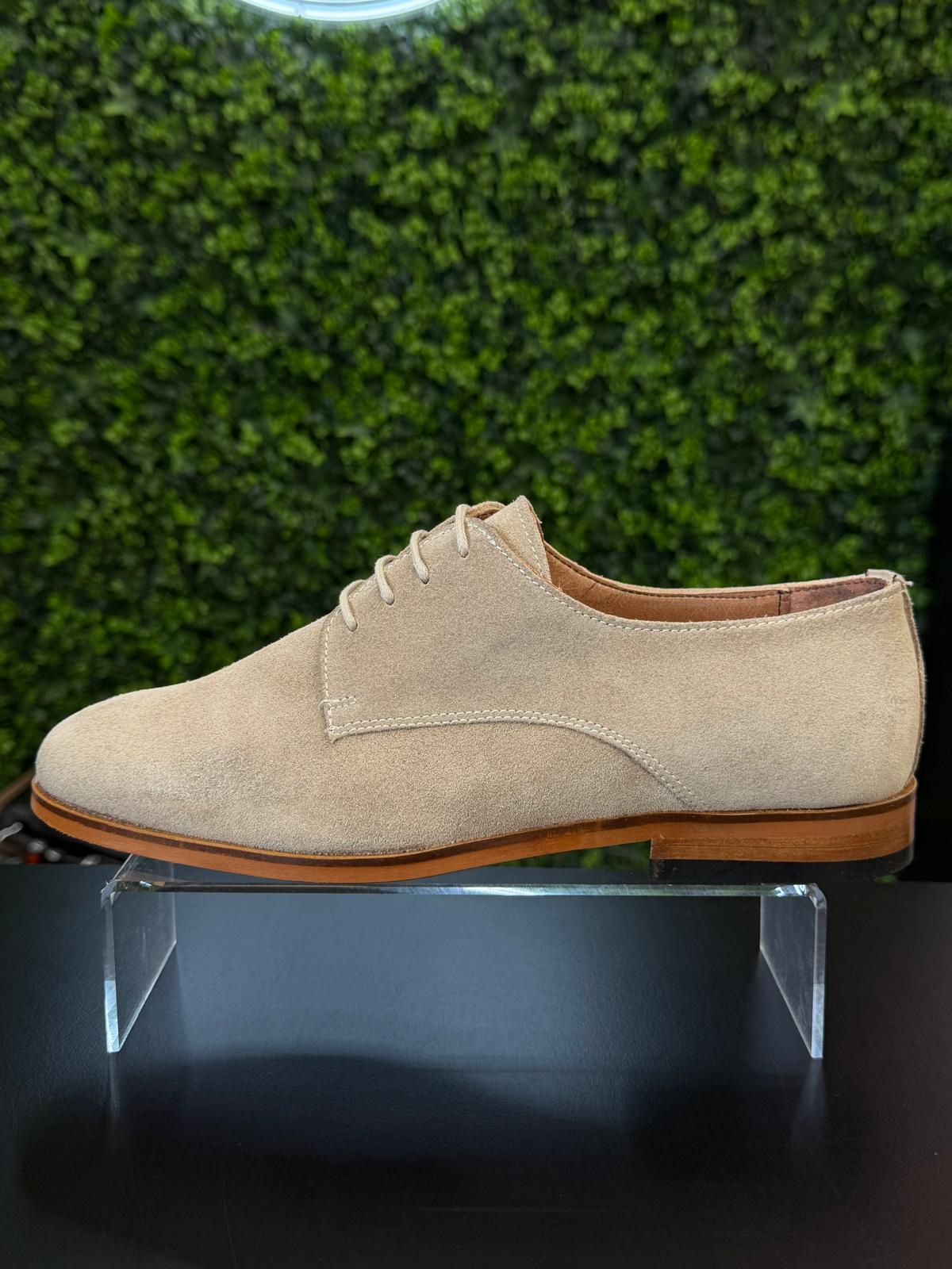 Oxford Beige Suede Veterschoenen