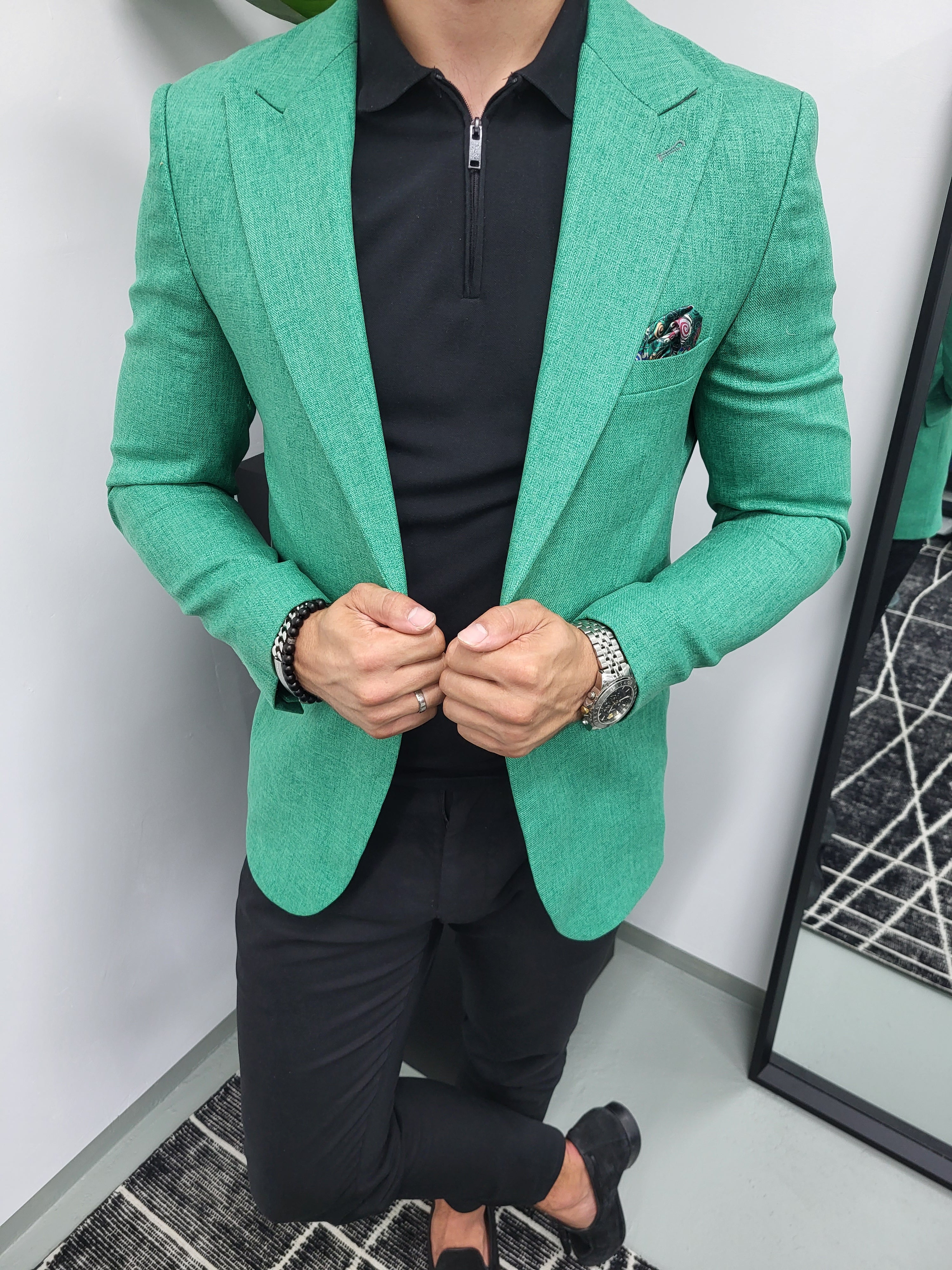 Gekleurde blazer Heren clearance