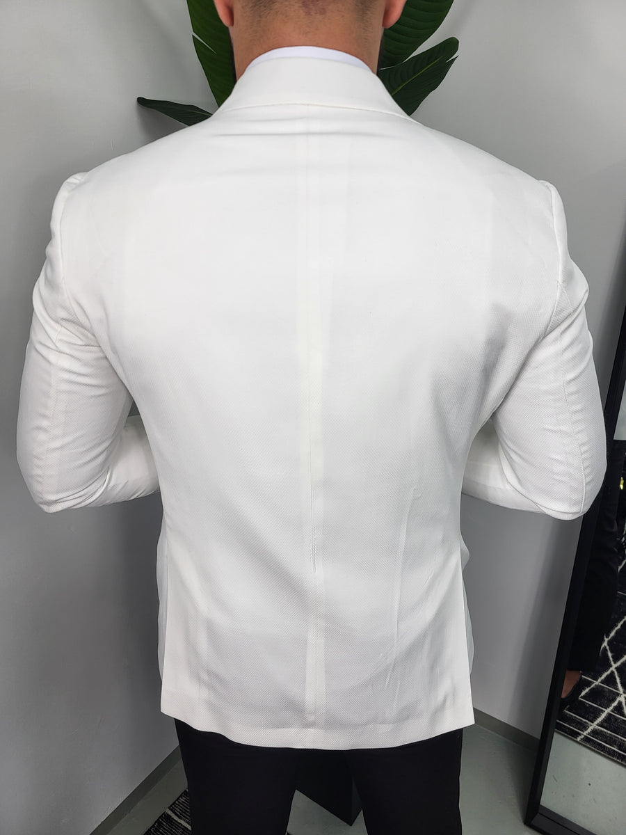MODFUL Herenpak, 3-delig, slimfit, business, éénknoop, smoking, bruiloftsblazer, vest en broek, set, lila, 3XL